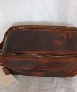 Alternative view of Leather Toilet Bag